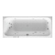 Duravit Whirlwanne Happy D.2 160x70cm, Combi E, EB-Vers, 1 RS li, we.-1