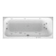Duravit Whirlwanne Happy D.2 160x70cm, Combi E, EB-Vers, 1 RS re, we.-1