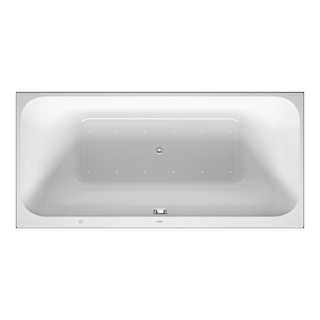 Duravit Whirlwanne Happy D.2 170x70cm, Air-Sys, EB-Vers, 1 RS re, we.