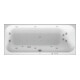 Duravit Whirlwanne Happy D.2 170x70cm, Combi E, EB-Vers, 1 RS re, we.-1