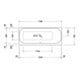 Duravit Whirlwanne Happy D.2 170x70cm, Combi P, EB-Vers, 1 RS re, we.