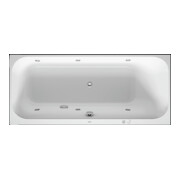 Duravit Whirlwanne Happy D.2 170x70cm, Jet, EB-Version, 1 RS re, we.
