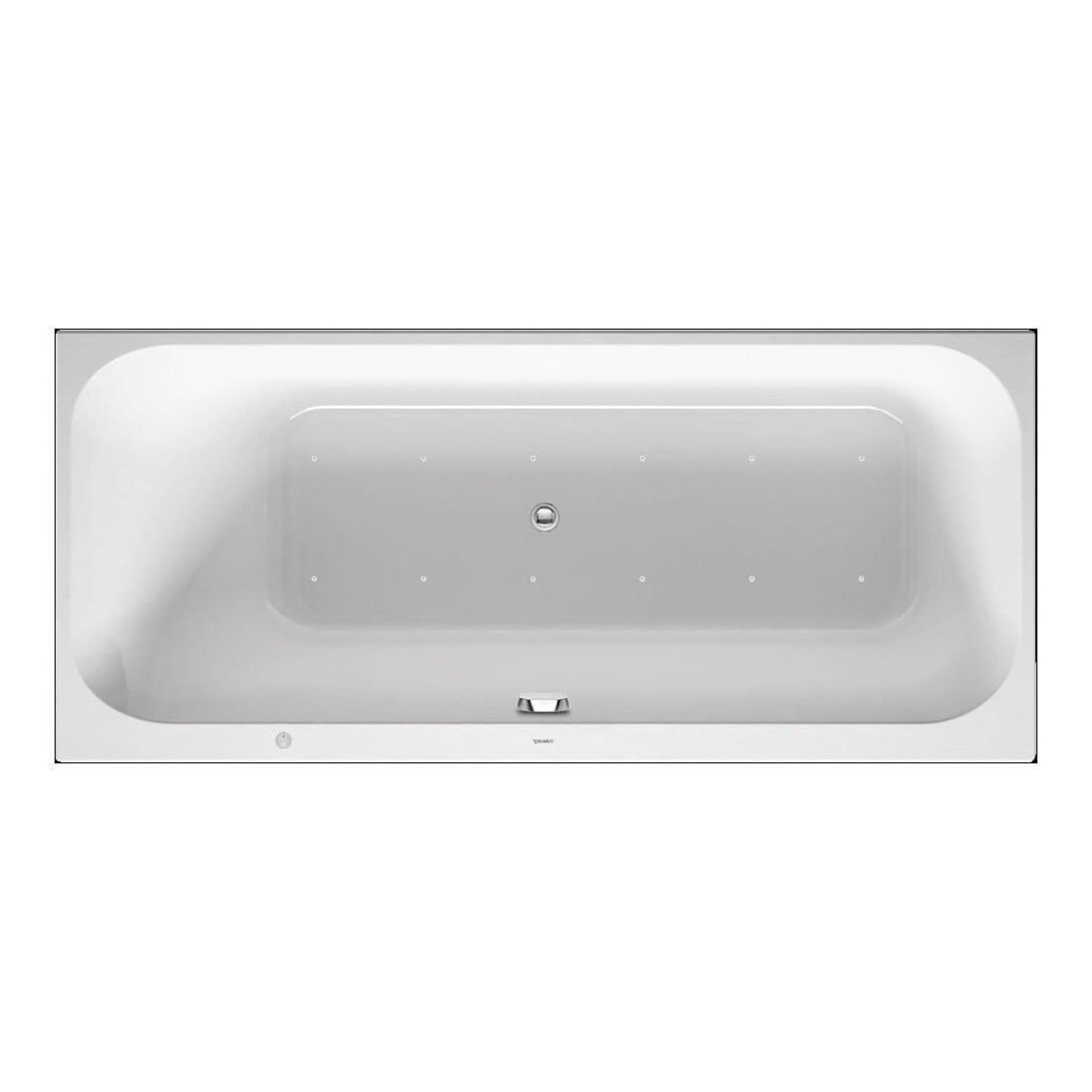 Duravit Whirlwanne Happy D.2 170x75cm, Air-Sys, EB-Vers, 1 RS li, we.