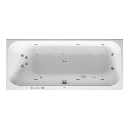 Duravit Whirlwanne Happy D.2 170x75cm, Combi E, EB-Vers, 1 RS li, we.