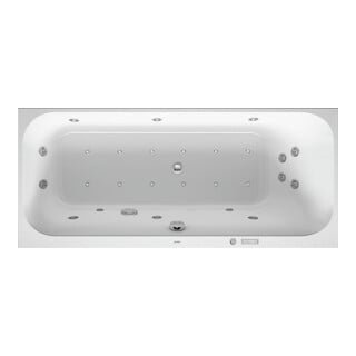 Duravit Whirlwanne Happy D.2 170x75cm, Combi E, EB-Vers, 1 RS re, we.