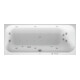 Duravit Whirlwanne Happy D.2 170x75cm, Combi E, EB-Vers, 1 RS re, we.-1