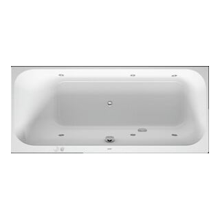 Duravit Whirlwanne Happy D.2 170x75cm, Jet, EB-Version, 1 RS li, we.