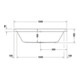 Duravit Whirlwanne Happy D.2 180x80cm, Air-Sys, EB-Version, 2 RS, we.-3