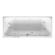 Duravit Whirlwanne Happy D.2 180x80cm, Combi E, EB-Version, 2 RS, we.-1