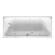 Duravit Whirlwanne Happy D.2 180x80cm, Combi P, EB-Version, 2 RS, we.-1