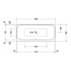 Duravit Whirlwanne Happy D.2 180x80cm, Combi P, EB-Version, 2 RS, we.-4