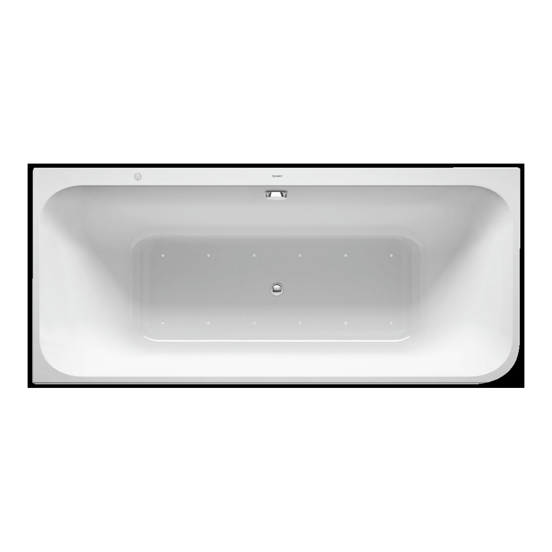 Duravit Whirlwanne Happy D.2 180x80cm, Eck li, 2 RS, weiß, Air-System