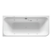 Duravit Whirlwanne Happy D.2 180x80cm, Eck li, 2 RS, weiß, Jet-System