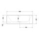Duravit Whirlwanne Happy D.2 180x80cm, Eck li, 2 RS, weiß, Jet-System