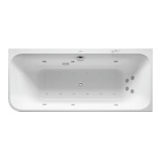Duravit Whirlwanne Happy D.2 180x80cm, Eck re, 2 RS, we., Combi-Sys P