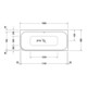 Duravit Whirlwanne Happy D.2 180x80cm, Eck re, 2 RS, we., Combi-Sys P