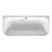 Duravit Whirlwanne Happy D.2 180x80cm, Vorw., 2 RS, we., Combi-Sys E