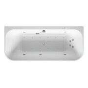 Duravit Whirlwanne Happy D.2 180x80cm, Vorw., 2 RS, we., Combi-Sys P
