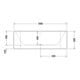 Duravit Whirlwanne Happy D.2 180x80cm, Vorw., 2 RS, we., Combi-Sys P