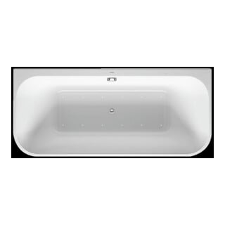 Duravit Whirlwanne Happy D.2 180x80cm, Vorw., 2 RS, weiß, Air-System