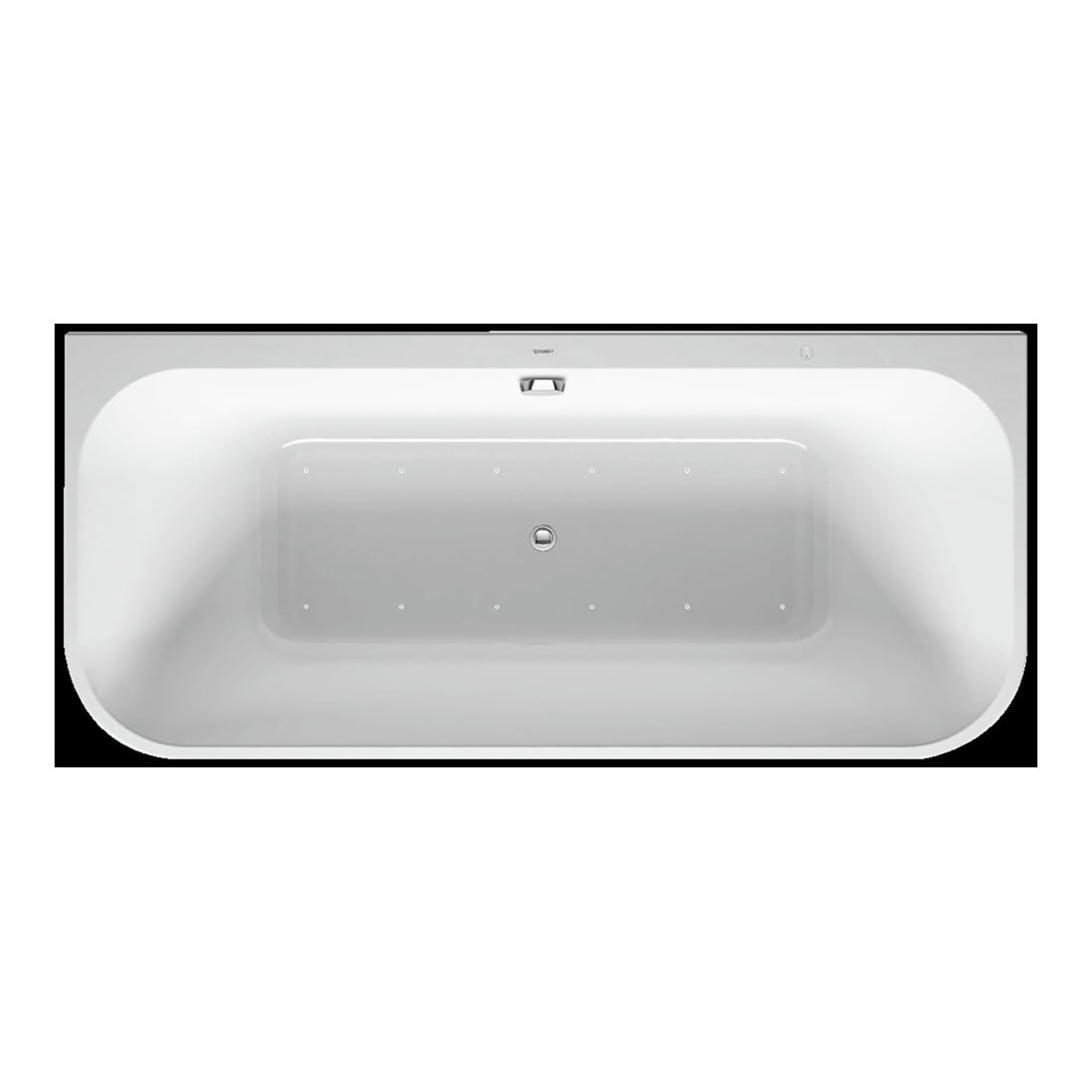 Duravit Whirlwanne Happy D.2 180x80cm, Vorw., 2 RS, weiß, Air-System