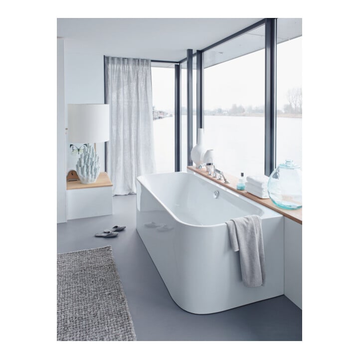 Duravit Whirlwanne Happy D.2 180x80cm, Vorw., 2 RS, weiß, Air-System
