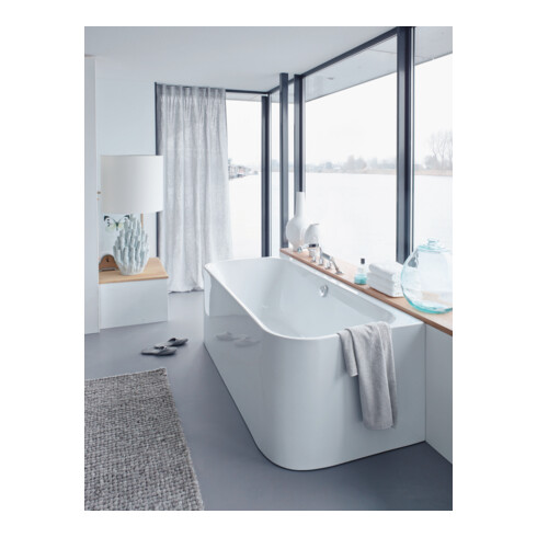 Duravit Whirlwanne Happy D.2 180x80cm, Vorw., 2 RS, weiß, Air-System
