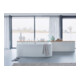 Duravit Whirlwanne Happy D.2 180x80cm, Vorw., 2 RS, weiß, Air-System