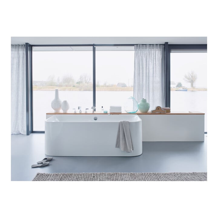 Duravit Whirlwanne Happy D.2 180x80cm, Vorw., 2 RS, weiß, Air-System