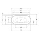 Duravit Whirlwanne Luv 180x95cm, Vorw., 2 RS, weiß, Air-System