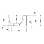 Duravit Whirlwanne Luv 185x95cm, Eck li, 2 RS, weiß, Air-System-5