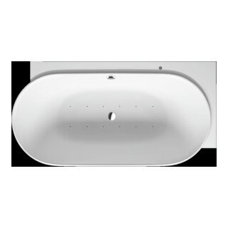 Duravit Whirlwanne Luv 185x95cm, Eck re, 2 RS, weiß, Air-System
