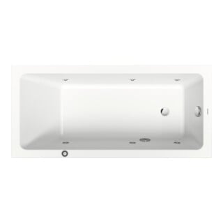 Duravit Whirlwanne No. 1 150x70cm, 95 l, EB-Version, m 1 RS, weiß