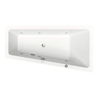 Duravit Whirlwanne No. 1 160x85cm, 140 l, EB-Vers, 1 RS re, we.
