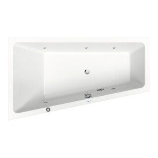 Duravit Whirlwanne No. 1 170x1000cm, 210 l, EB-Vers, 1 RS li, we.