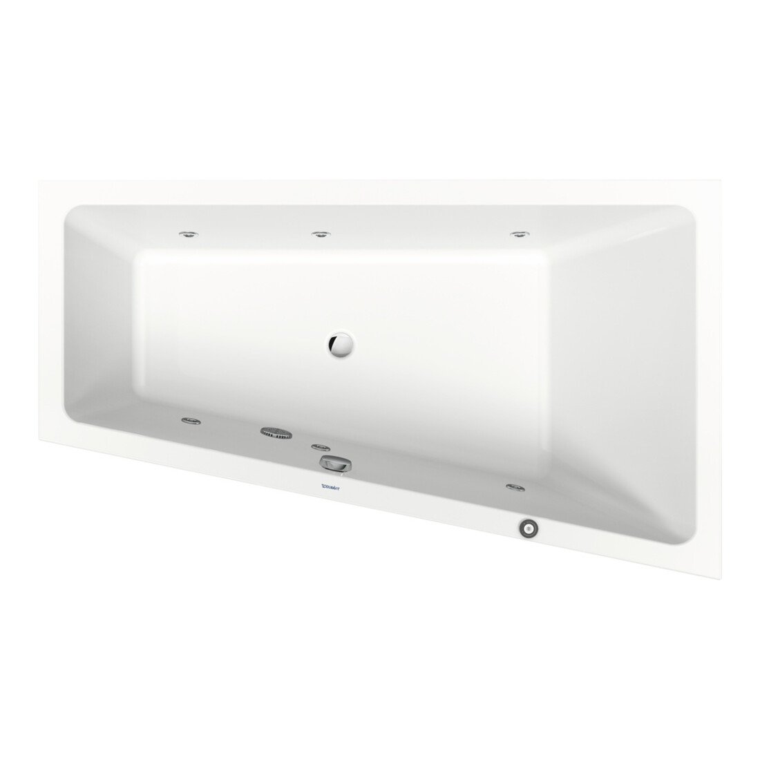 Duravit Whirlwanne No. 1 170x1000cm, 210 l, EB-Vers, 1 RS re, we.