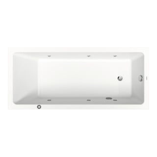 Duravit Whirlwanne No. 1 180x80cm, 180 l, EB-Version, m 1 RS, we.