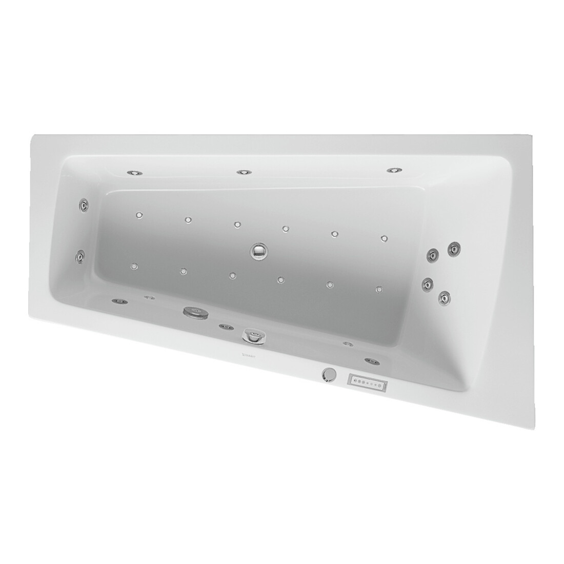 Duravit Whirlwanne Paiova 170x100cm, Combi E, EB-Vers, 1 RS R, we.