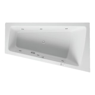 Duravit Whirlwanne Paiova 170x100cm, Jet, EB-Version, 1 RS re, we.