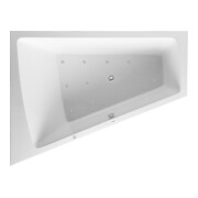 Duravit Whirlwanne Paiova 170x130cm, Air-Sys, EB-Vers, 1 RS L, we.