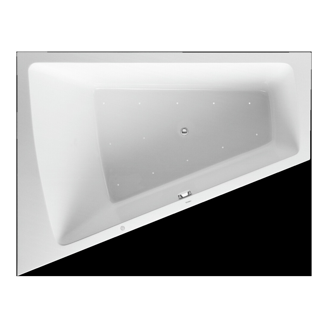Duravit Whirlwanne Paiova 180x140cm, Air-Sys, EB-Vers, 1 RS L, we.