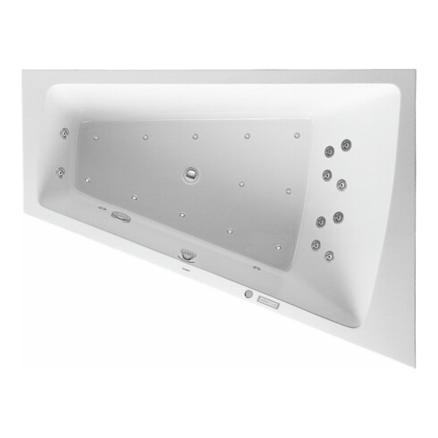 Duravit Whirlwanne Paiova 180x140cm, Combi E, EB-Vers, 1 RS R, we.