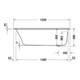 Duravit Whirlwanne Qatego 150x75cm, Combi E, EB-Version, 1 RS, we.-4