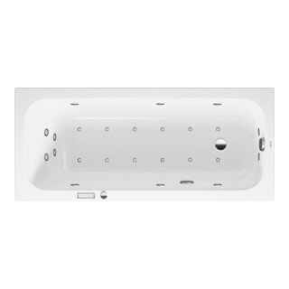 Duravit Whirlwanne Qatego 160x70cm, Combi E, EB-Version, 1 RS, we.