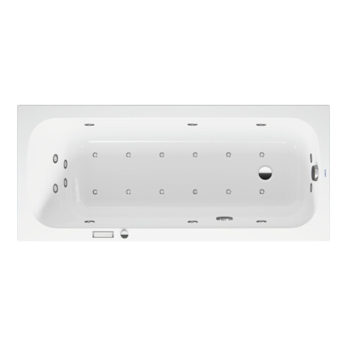 Duravit Whirlwanne Qatego 160x70cm, Combi E, EB-Version, 1 RS, we.