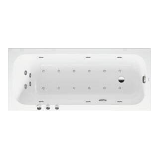 Duravit Whirlwanne Qatego 160x70cm, Combi P, EB-Version, 1 RS, we.