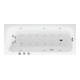 Duravit Whirlwanne Qatego 160x70cm, Combi P, EB-Version, 1 RS, we.-1