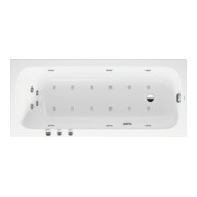 Duravit Whirlwanne Qatego 160x70cm, Combi P, EB-Version, 1 RS, we.