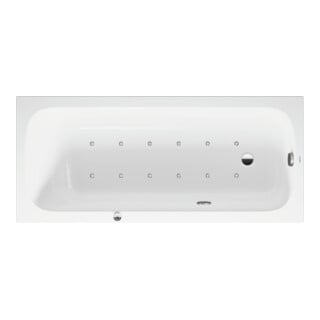 Duravit Whirlwanne Qatego 170x75cm, Air-Sys, EB-Version, 1 RS, we.