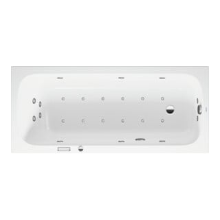 Duravit Whirlwanne Qatego 170x75cm, Combi E, EB-Version, 1 RS, we.